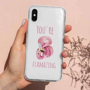 Moderne Sie sind fantastisch Schönheit pink Flamin Case-Mate iPhone Hülle