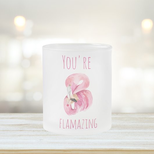 Moderne Sie sind fantastisch Schönheit pink Flamin Mattglastasse