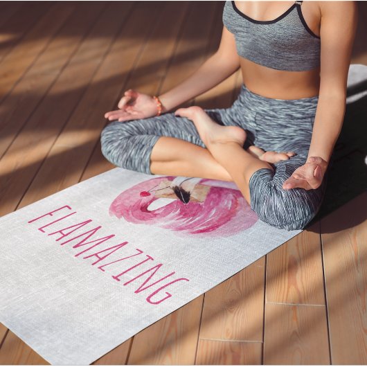 Moderne Sie sind fantastisch Schönheit pink Flamin Yogamatte