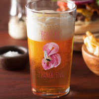 Moderne Sie sind flammende Schönheit Rosa Flamingo