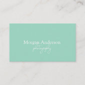 Moderne Signatur Script QR Code Soziales Visitenkarte (Vorderseite)
