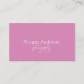 Moderne Signatur Script QR Code Soziales Visitenkarte (Vorderseite)