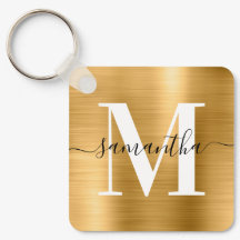 Moderne Signature Monogram Gold Foil