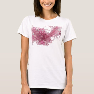 Moderne Silber ABSTRACT ART Gestaltung T-Shirt
