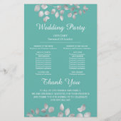 Moderne Silberblume (Rückseite)