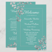 Moderne Silberblume (Vorne/Hinten)