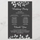 Moderne Silberblume (Rückseite)