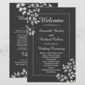 Moderne Silberblume (Vorne/Hinten)