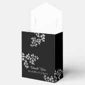 Moderne Silberblumen-Gastgeschenke Hochzeit Geschenkschachtel (Geöffnet)
