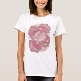 Moderne Silberne ABSTRAKTE KUNST Künstlerisches Mo T-Shirt