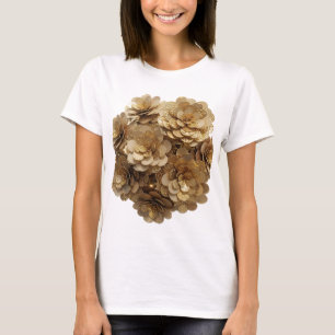 Moderne Silberne ABSTRAKTE KUNST Künstlerisches Mo T-Shirt