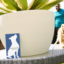 Moderne Silhouette Dog Trainer