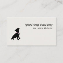 Moderne Silhouette-Hundetraining