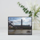 moderne Silhouette Postkarte (Stehend Vorderseite)