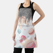 Moderne Silver Glitzer Tropfen Candy Süßigkeiten Schürze (InSitu)