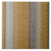 Moderne Silver Gold Luxus Linen Texture Collection Fliese (Vorderseite)