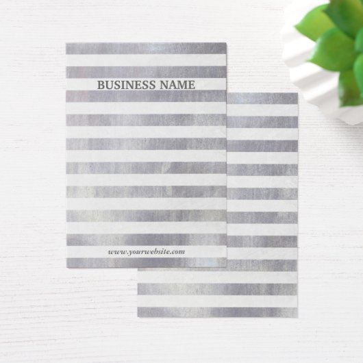 Moderne Silver Stripes Earring Display (Schreibtisch)