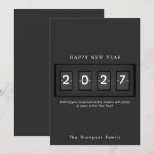 Moderne Silvester Einfache Countdown (Vorne/Hinten)