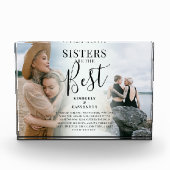 Moderne "SISTERS" sind der beste Keepake Fotoblock (Vorderseite)