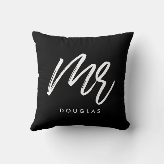 Moderne Sitte Mr. Kissen (Rückseite)