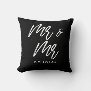 Moderne Sitte Mr. und Mr. Gay Paar Kissen