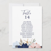 Moderne Sitzkarten für die nautische Tischnummer (Vorderseite)