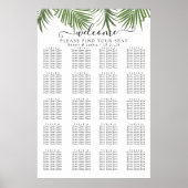 Moderne Sitzpalme Poster (Vorne)