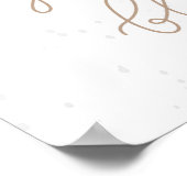 Moderne Skandi niedlich ließ Ihre Träume blühen Ki Poster (Ecke)