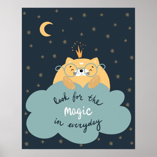 Moderne Skandi niedliche Look für das magische Kin Poster (Vorne)