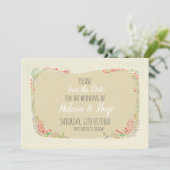 Moderne Skandinavienfeier Save The Date (Stehend Vorderseite)