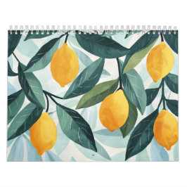 Moderne skandinavische Blumenfrucht | Volkskunst-W Kalender