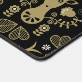 Moderne skandinavische Volkskunst Schreibtischunterlage (Ecke)