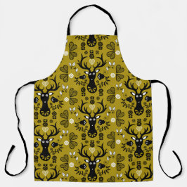 Moderne skandinavische Volkskunst Schürze