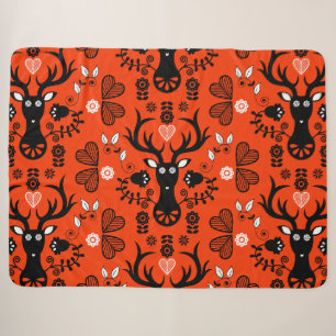 Moderne skandinavische Volkskunst Sherpadecke