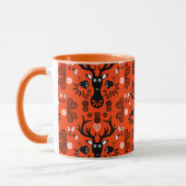 Moderne skandinavische Volkskunst Tasse (Links)