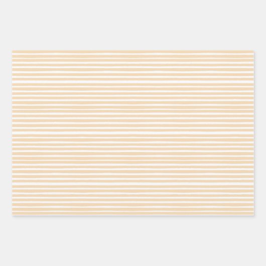 Moderne skandinavische Weihnachtsmuster Beige Pink Geschenkpapier Set (Vorderseite 2)