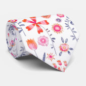 Moderne skandinavische Wilde Blume Krawatte (Gerollt)
