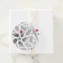 Moderne skandinavische Winterschneeflocke