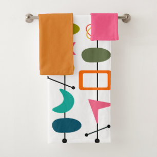 Moderne Skewers aus dem Mittelalter Badhandtuch Set