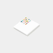 Moderne Skewers aus dem Mittelalter Post-it Klebezettel (angewinkelt)