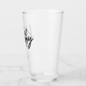 Moderne Skript-Ehemann-Benutzerdefiniertes Gründun Glas (Links)