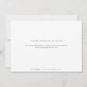 Moderne Skript-Foto Hochzeit speichern das Datum Save The Date (Rückseite)