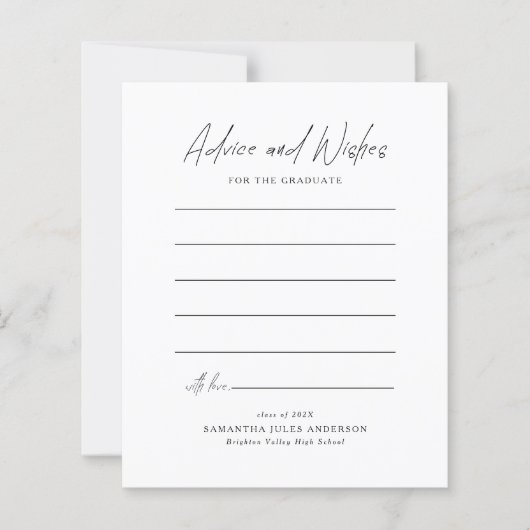 Moderne Skriptberatung und Wünsche zum Abschluss (Vorderseite)