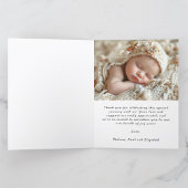 Moderne Skriptbogenrahmen blühen Dankeskarte