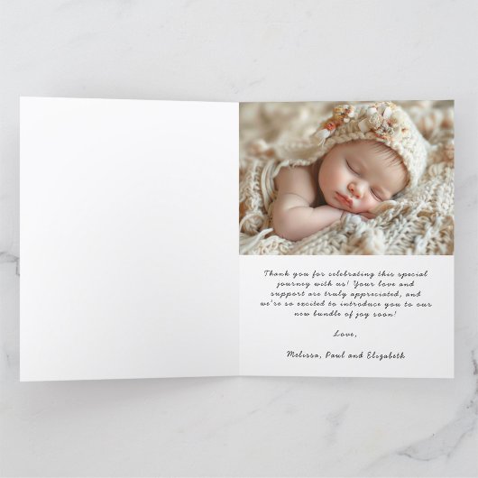 Moderne Skriptbogenrahmen blühen Dankeskarte