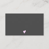 Moderne Skriptbürste ombre Aquarell vielen Dank Visitenkarte (Rückseite)