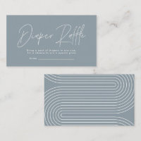 Moderne Skripte dusty Blue Baby Dusche Winaper Tom