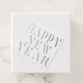 Moderne Skripte glücklich für neue Jahr-Folie Anhä Geschenkanhänger (Mit Box)