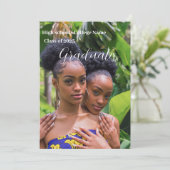 Moderne Skripte - Klasse der Double Graduation-Par Einladung (Stehend Vorderseite)