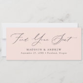 Moderne Skriptereien finden Sie Ihre Sitzheader-Ka Einladung (Vorderseite)